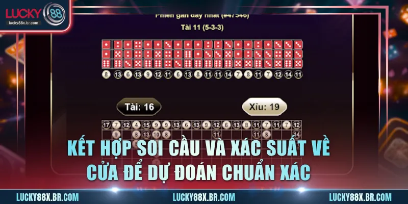 Kết hợp soi cầu và xác suất về cửa để dự đoán chuẩn xác
